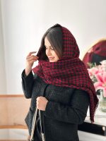 شال پاییزی پیچازی cherry