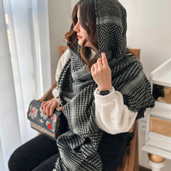 شال موهر طرح ماهی