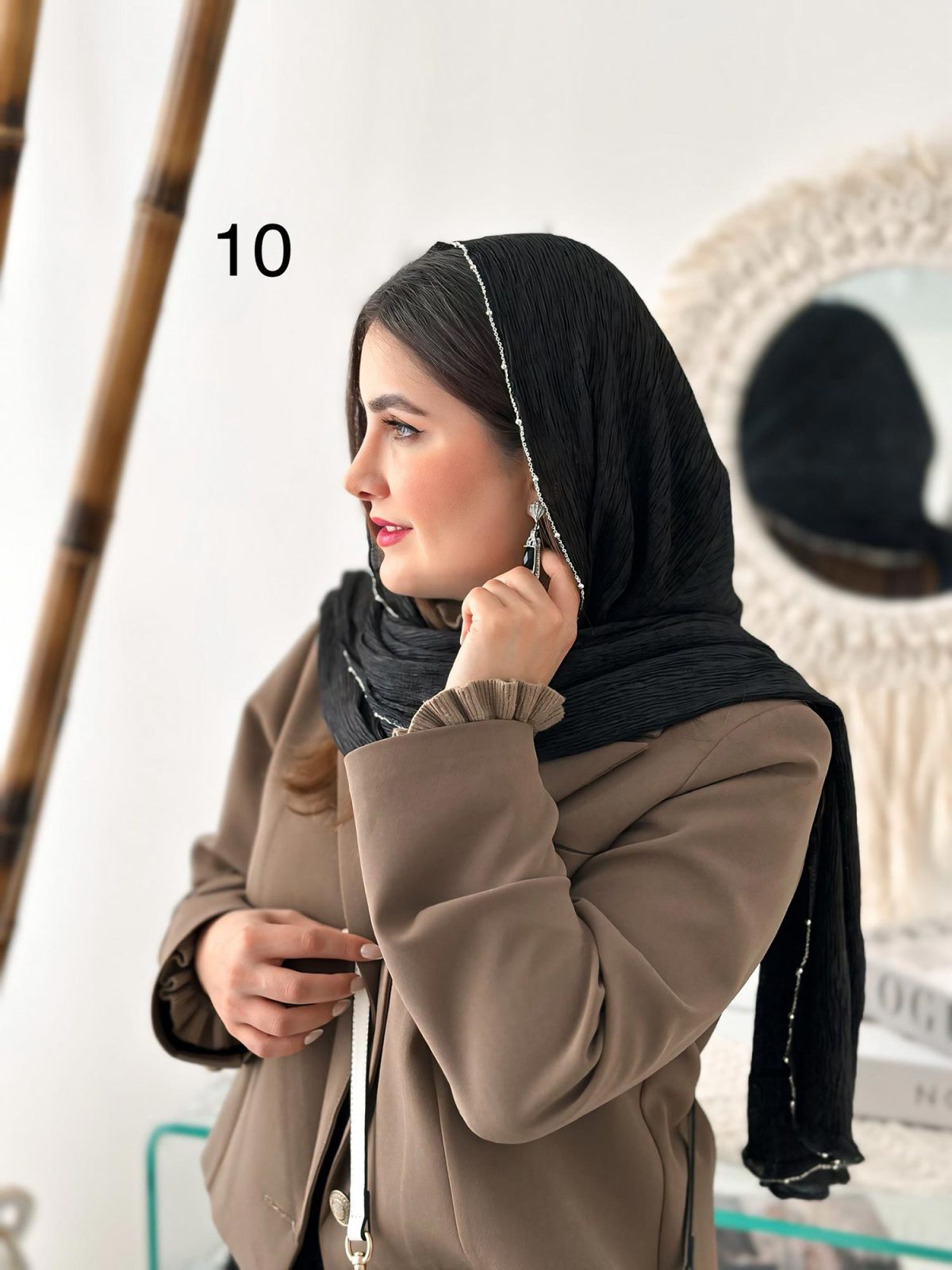 شال مجلسی مشکی