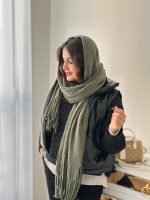 شال موهر پرز بلند ساده
