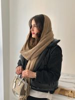 شال موهر پرز بلند ساده