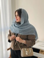شال نخ پنبه چهار فصل