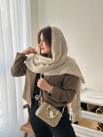 شال نخ پنبه چهار فصل