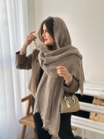 شال نخ پنبه چهار فصل
