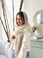 شال ساده نخ ابریشم