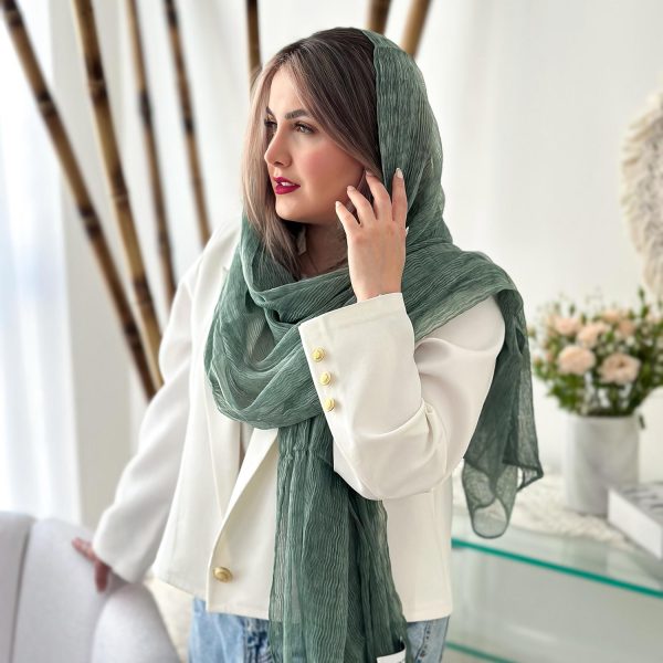 شال ساده نخ ابریشم