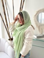 شال ساده نخ ابریشم