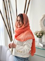 شال ساده نخ ابریشم