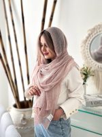 شال ساده نخ ابریشم