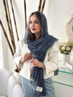 شال ساده نخ ابریشم