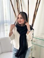 شال ساده نخ ابریشم