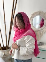 شال ساده نخ ابریشم