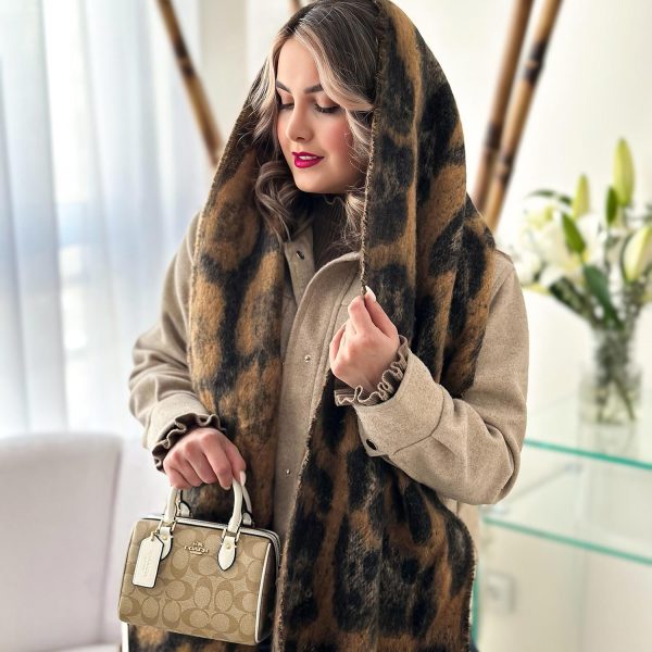 بیگ اسکارف موهر پلنگی
