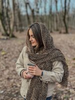شال پلیسه حریر ابریشم