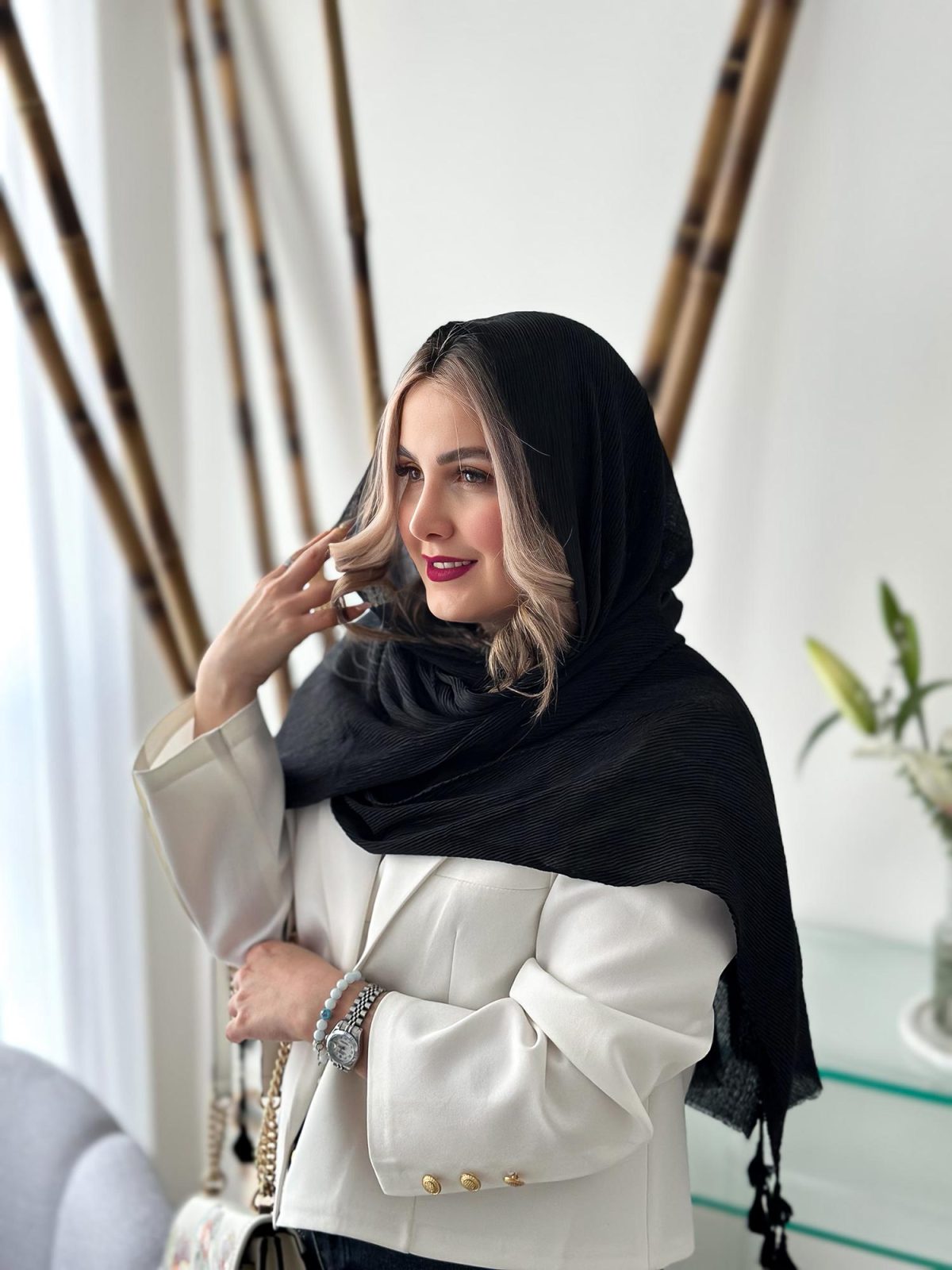 شال نخی بهاری