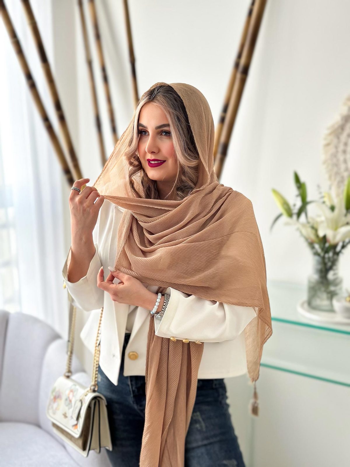 شال نخی بهاری