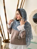 شال مجلسی طرح پاپیون