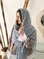 شال مجلسی طرح پاپیون