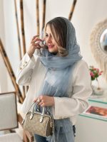 شال ابریشمی دولایه