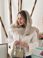 شال ابریشمی دولایه
