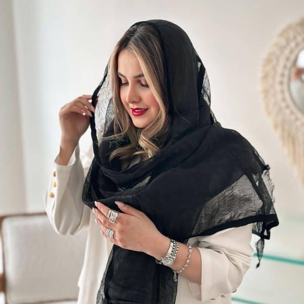 شال ساده ابریشم