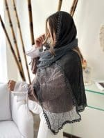 شال ابریشمی مجلسی