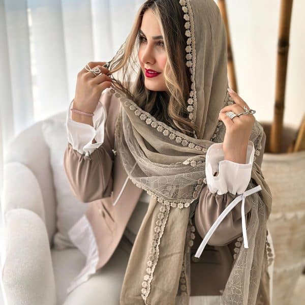 شال ابریشمی مجلسی