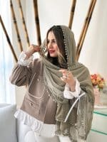 شال ابریشمی مجلسی
