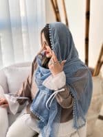 شال ابریشمی مجلسی