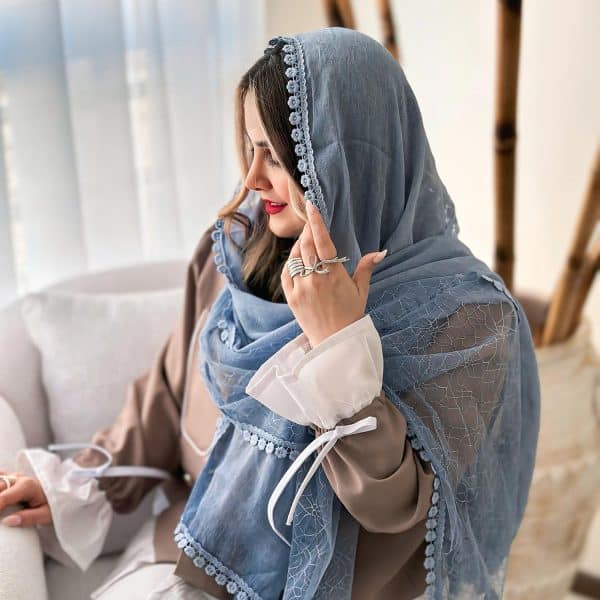 شال ابریشمی مجلسی