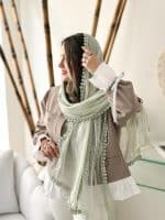 شال ابریشمی مجلسی