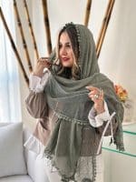 شال ابریشمی مجلسی