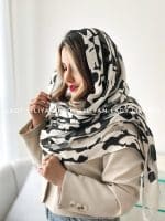 شال پلنگی مشکی