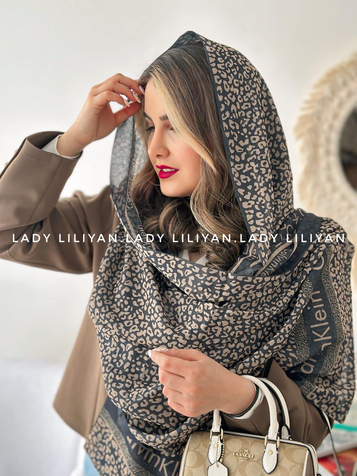 شال زنانه ابریشم