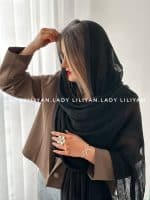 شال ساده حریر