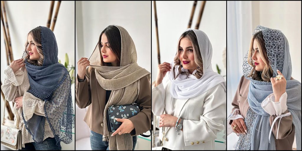 انتخاب رنگ شال زنانه بر اساس تناژ پوست