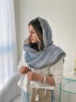 شال ساده نخی