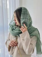 شال حریر دو لایه